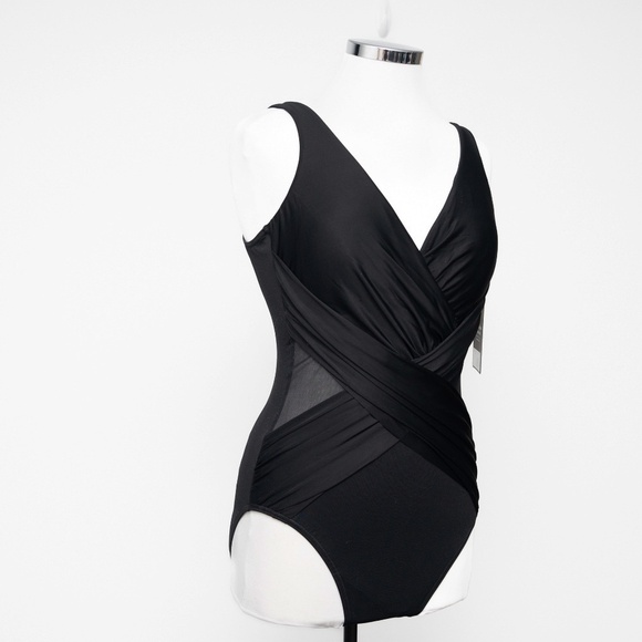 MiracleSuit. Illusionists Crossover One Piece Swimsuit - Picture 3 of 12